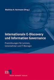 Cover von Internationale E-Discovery und Information Governance