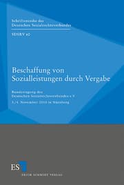 Cover von Beschaffung von Sozialleistungen durch Vergabe