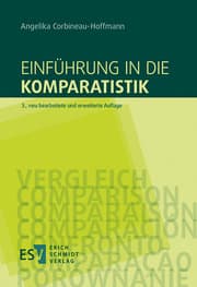 Cover von Einführung in die Komparatistik