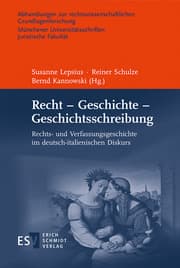 Cover von Recht - Geschichte - Geschichtsschreibung