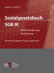 Cover von Sozialgesetzbuch (SGB) III: Arbeitsförderung - Einzelbezug