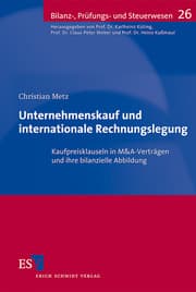 Cover von Unternehmenskauf und internationale Rechnungslegung