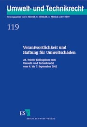 Cover von Verantwortlichkeit und Haftung für Umweltschäden