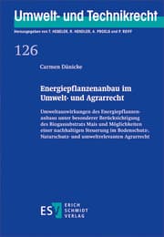 Cover von Energiepflanzenanbau im Umwelt- und Agrarrecht