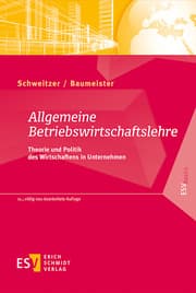 Cover von Allgemeine Betriebswirtschaftslehre