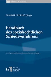 Cover von Handbuch des sozialrechtlichen Schiedsverfahrens