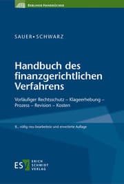 Cover von Handbuch des finanzgerichtlichen Verfahrens