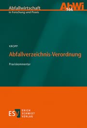 Cover von Abfallverzeichnis-Verordnung