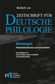 Cover von Rahmungen