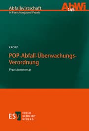 Cover von POP-Abfall-Überwachungs-Verordnung