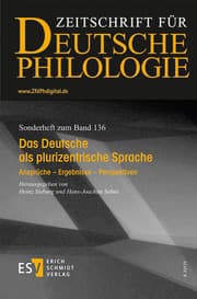 Cover von Das Deutsche als plurizentrische Sprache