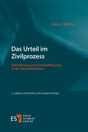 Cover von Das Urteil im Zivilprozess