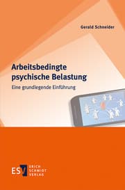 Cover von Arbeitsbedingte psychische Belastung