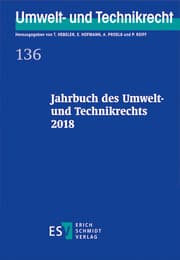 Cover von Jahrbuch des Umwelt- und Technikrechts 2018