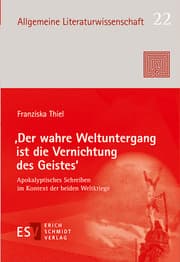 Cover von Der wahre Weltuntergang ist die Vernichtung des Geistes