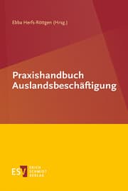 Cover von Praxishandbuch Auslandsbeschäftigung