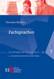 Cover von Fachsprachen