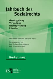 Cover von Jahrbuch des Sozialrechts - - Dokumentation für das Jahr 2018