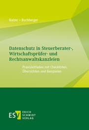 Cover von Datenschutz in Steuerberater-, Wirtschaftsprüfer- und Rechtsanwaltskanzleien