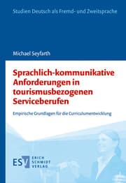 Cover von Sprachlich-kommunikative Anforderungen in tourismusbezogenen Serviceberufen