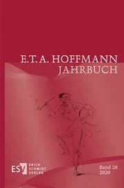 Cover von E.T.A. Hoffmann-Jahrbuch 2020