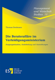 Cover von Die Berateraffäre im Verteidigungsministerium