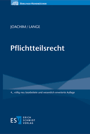 Cover von Pflichtteilsrecht