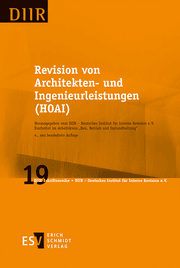 Cover von Revision von Architekten- und Ingenieurleistungen (HOAI)