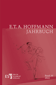 Cover von E.T.A. Hoffmann-Jahrbuch 2022