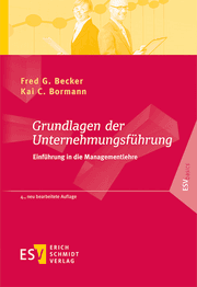 Cover von Grundlagen der Unternehmungsführung