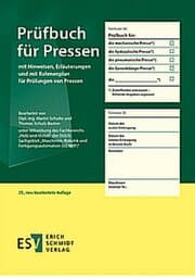 Cover von Prüfbuch für Pressen