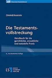 Cover von Die Testamentsvollstreckung