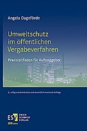 Cover von Nachhaltigkeit im öffentlichen Vergabeverfahren