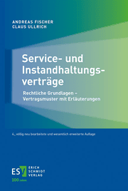 Cover von Service- und Instandhaltungsverträge