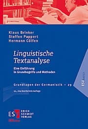Cover von Linguistische Textanalyse