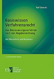 Cover von Basiswissen Verfahrensrecht - Das Besteuerungsverfahren nach der Abgabenordnung