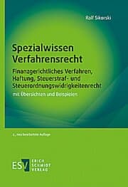 Cover von Spezialwissen Verfahrensrecht - Finanzgerichtliches Verfahren, Haftung, Steuerstraf- und Steuerordnungswidrigkeitenrecht