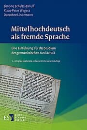 Cover von Mittelhochdeutsch als fremde Sprache