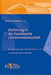 Cover von Einführung in die französische Literaturwissenschaft