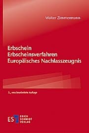 Cover von Erbschein - Erbscheinsverfahren - Europäisches Nachlasszeugnis