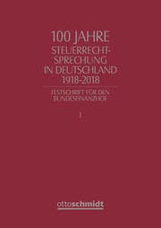 Cover von 100 Jahre Steuerrechtsprechung in Deutschland