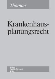 Cover von Krankenhausplanungsrecht