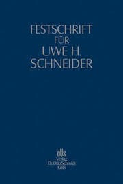 Cover von Festschrift für Uwe H. Schneider