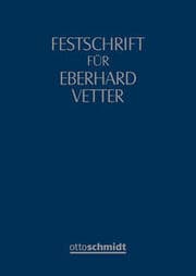 Cover von Festschrift für Eberhard Vetter zum 70. Geburtstag