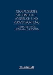 Cover von Globalisiertes Steuerrecht - Anspruch und Verantwortung
