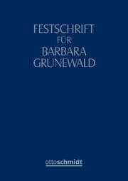 Cover von Festschrift für Barbara Grunewald