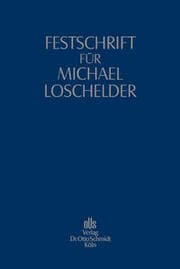 Cover von Festschrift für Michael Loschelder