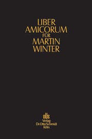 Cover von Liber amicorum für Martin Winter