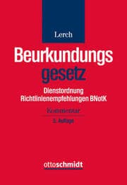 Cover von Beurkundungsgesetz
