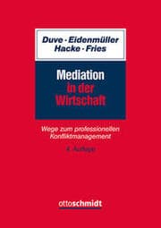 Cover von Mediation in der Wirtschaft